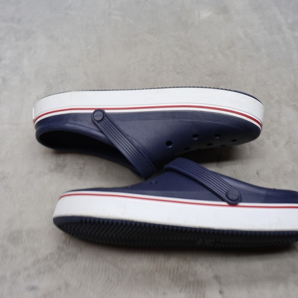 Crocs Mens 13 Sandals Blue Off Court Clogs Casual Lightweight Comfort Slip On main image 4